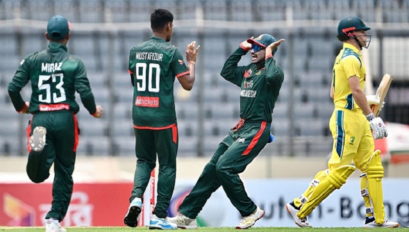 অস্ট্রেলিয়াকে হারিয়ে নতুন ইতিহাস,প্রথমবার ওয়ানডে সিরিজ জিতল বাংলাদেশ